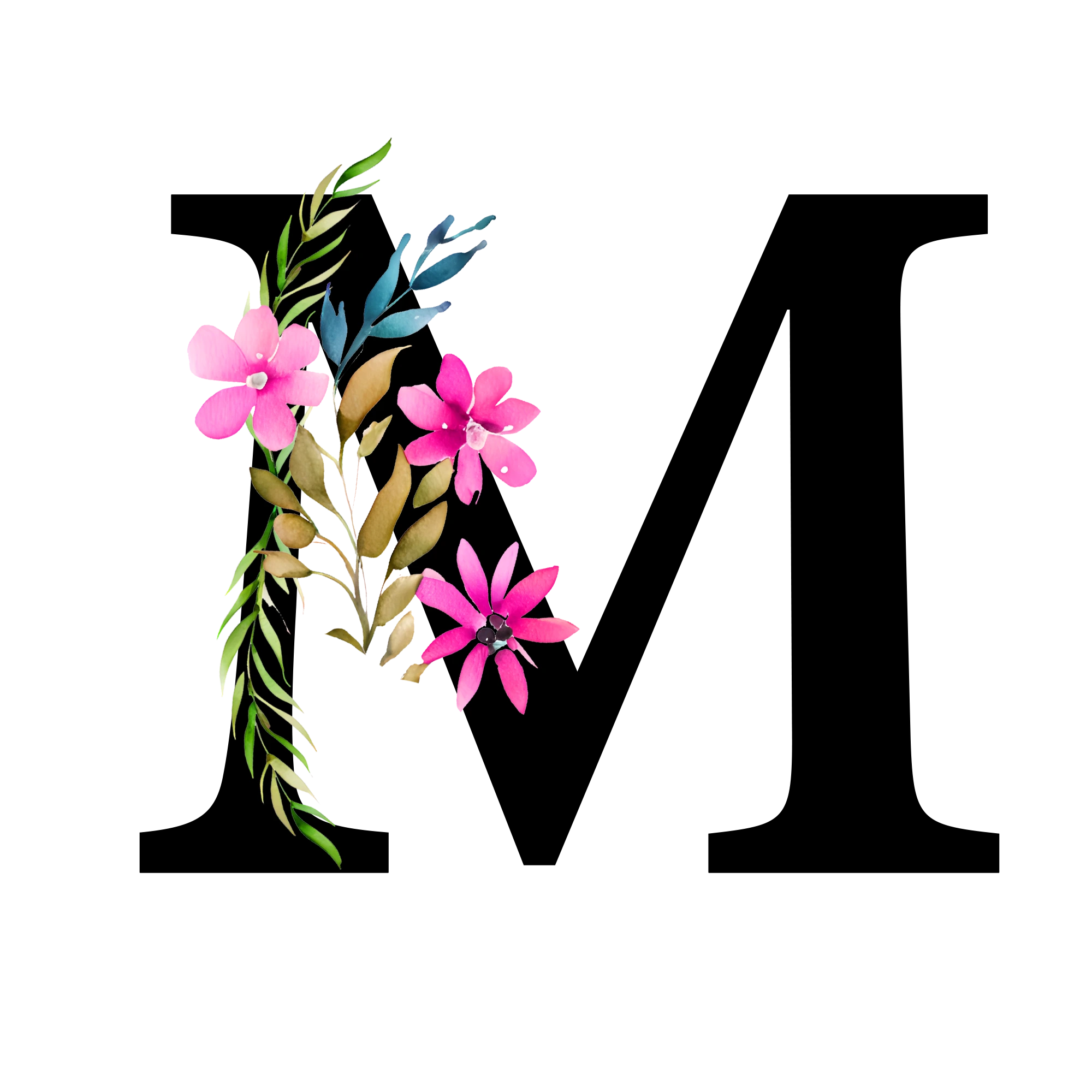 Free-Transparent-Floral-Alphabet-Illustration-letter-M.webp